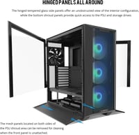 LIAN LI LANCOOL III E-ATX PC Case, Spacious RGB Ga...
