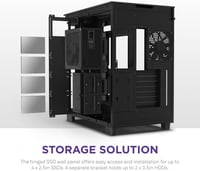 NZXT H9 Flow Dual-Chamber ATX Mid-Tower PC Gaming...