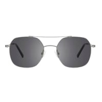 نظارة روز دو موند شمسيه رجالية بإطار فضي مطفي | Ro...