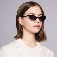 نظارات ليا بإطار أسود | Leia Sunglasses