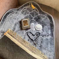 بقشة رمضانية سجادة رمادية