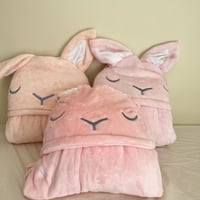 بطانية أرنب بغطا رأس وكفوف رقم c1