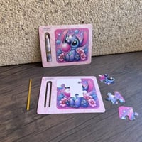 كرت فلوس مع لعبة تركيب شكل رقم ٣