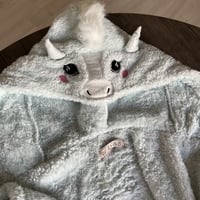 بطانية يونيكورن بغطا رأس وكفوف رقم c2