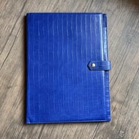 فولدر جلد لون كحلي رقم h52