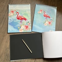 كراريس رسم بالخشب شكل فلامنجو رقم h