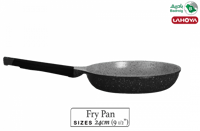 لاهويا طاوة قلي مطلية بالسيراميك مقاس 24 سم 1.9 لت...