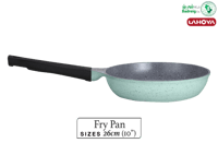 لاهويا طاوة قلي مطلية بالسيراميك مقاس 26 سم 2.3 لت...