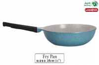 لاهويا طاوة قلي غويطه مطلية بالسيراميك مقاس 28 سم...