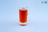 فنجان شاي احمد مضلع صغير 6 حبات