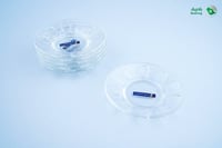 صحن فنجان شاي بادريق 6 حبات