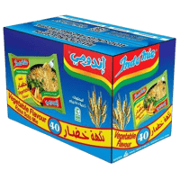 كرتون اندومي نكهة الخضار 40عبوة×75غ