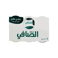 زبادي الصافي كامل الدسم شدة 6عبوات × 120غ