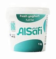 زبادي الصافي كامل الدسم 1 ك