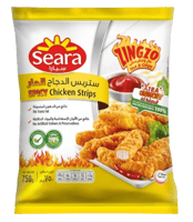 ستربس الدجاج الحار من سيارا 750غ