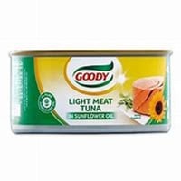 قودي تونة خفيفة زيت دوار السمش185 مل