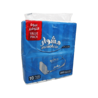 مناديل مشوار شدة 10عبوات ×180منديل مزدوج