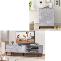 طقم طاوله التلفاز و خزانه الاحذيه