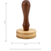 ختم الحبر خشبي دائري 5سم