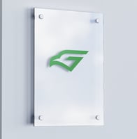 لوحة أكريليك مثبتة