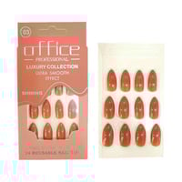 اظافر اوفيس لامع مخملي لصق ذاتي - 03