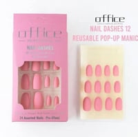 اظافر اوفيس مطفي وردي فاتح لصق ذاتي - 12