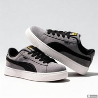 PUMA SUEDE XL GRAY-BLACK