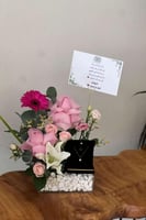 اكريلك الاوفّر تنسيق سلسال ذهب