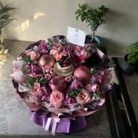 باقة ورد الهبه مع كيكه / Bouquet with cake
