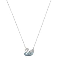 قلادة سواروفسكي Iconic Swan بحلية متدلية متعددة ال...