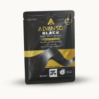 شامبو صبغة للشعر الاسود من ألفانسو - أكياس استخدام...