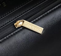 Mini Flap Bag With Handle Silk And Gold Metal Blac...