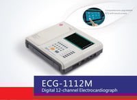 جهاز تخطيط القلب الكهربائي 12 قناة ECG 1112M