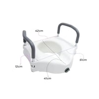 مقعد رافع كرسي الحمام مع جوانب موديل 881