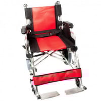 كرسي متحرك الومنيوم كفر متوسط خفيف الوزن ظهر ينطوي...