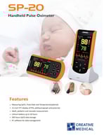 جهاز قياس نسبة الاكسجين مع شاحن SP-20