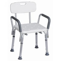 كرسي ترويش ابيض مع ساند ظهر وجوانب ثابته موديل KY...