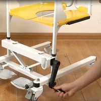 كرسي حمام لكبار السن ينفتح من الخلف مع رافعة - عاد...