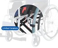 كرسي متحرك المونيوم خفيف الوزن مقاس KY864LJ-46