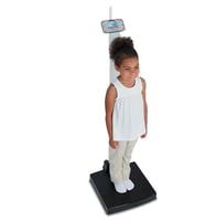 ميزان للوزن مع مقياس الطول امريكي 300 كجم DETECTO...