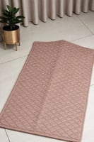 سجادة صلاة قطيفة - لون غبار الورد