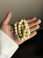 سبحة شبيه العاج فاتح - معدن