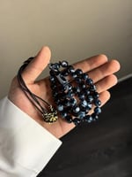 سبحة بكلايت تركوازي مخلوط - كركوشة تفصال