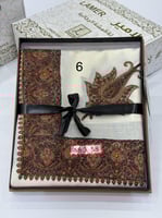 شال كشميري صوف طبيعي 100٪ تطريز