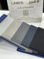 قماش ملكي مقلم عريض بخيوط من نفس اللون