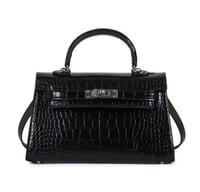 شنطة يد - اسود كروك