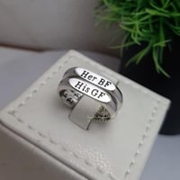 دبل فضة كابلز عيار 925 مع الكتابة حسب الطلب