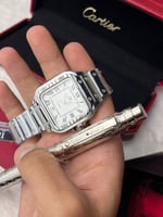 ساعة كارتير + قلم سانتوس كارتير بالاسم