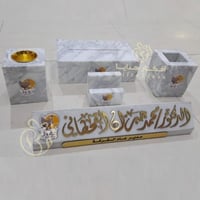 اطقم مكتبية رخام - طقم مكتبي رخام طبيعي