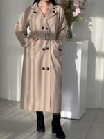 جاكيت شتوي نسائي جوخ طويل 2026